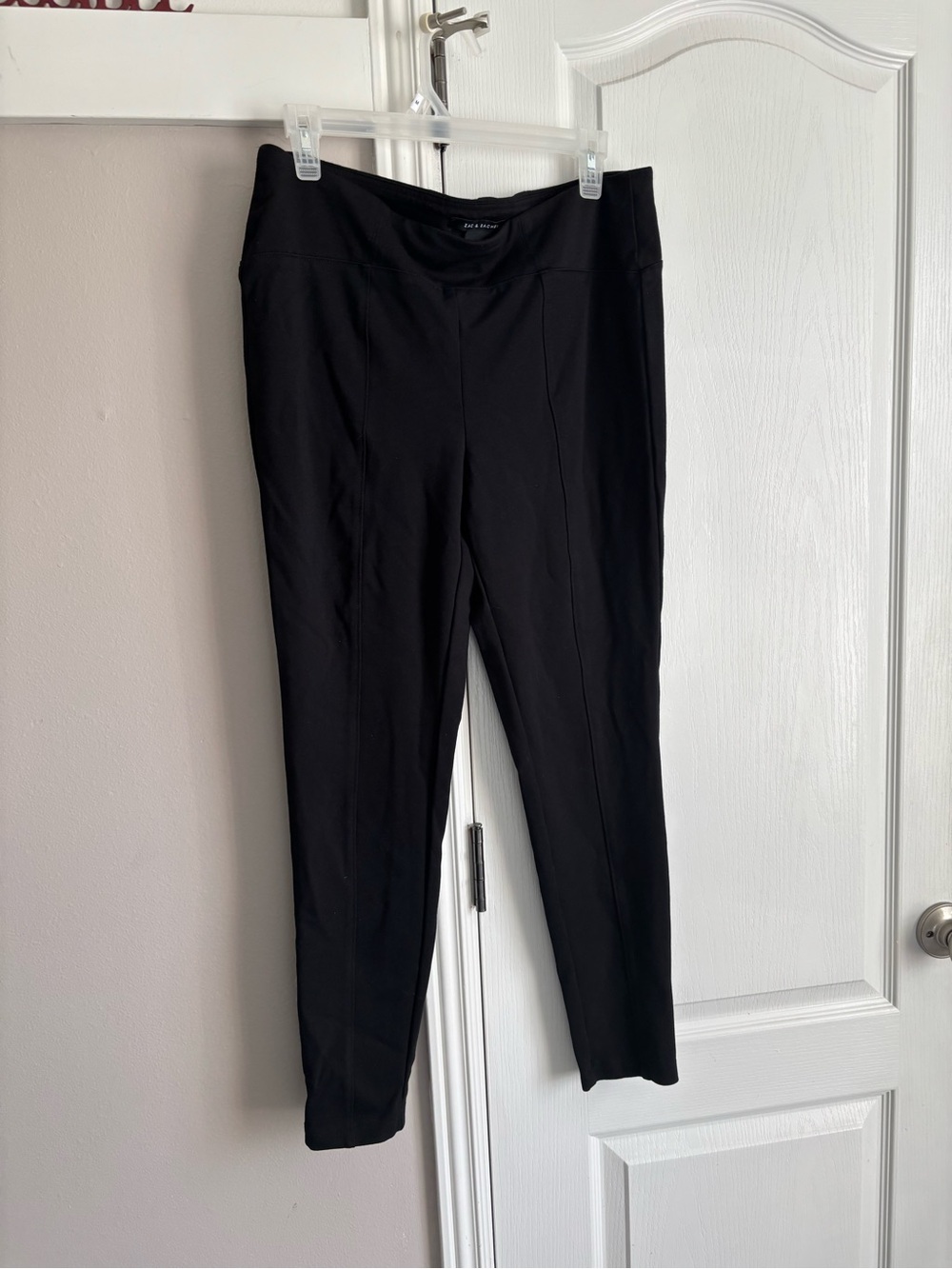 Zac & Rachel Black High-Rise Skinny Ponte Pants